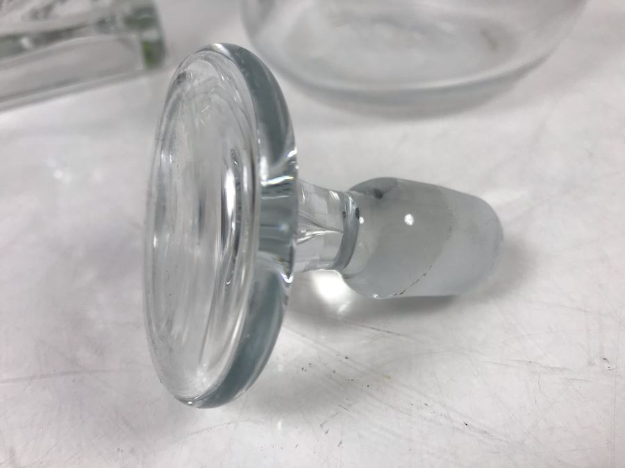 Glass Horse Bookend And Hand Blown Glass Decanter [Photo 6]