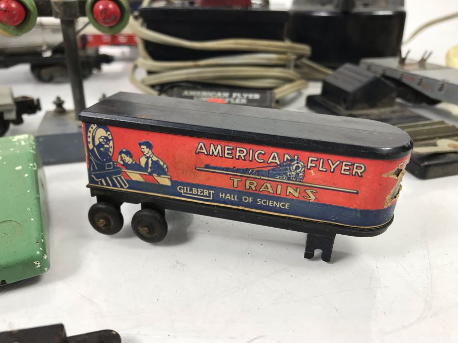 Vintage American Flyer Trains And Train Components Including (2) American Flyer Train Transformers [Photo 3]