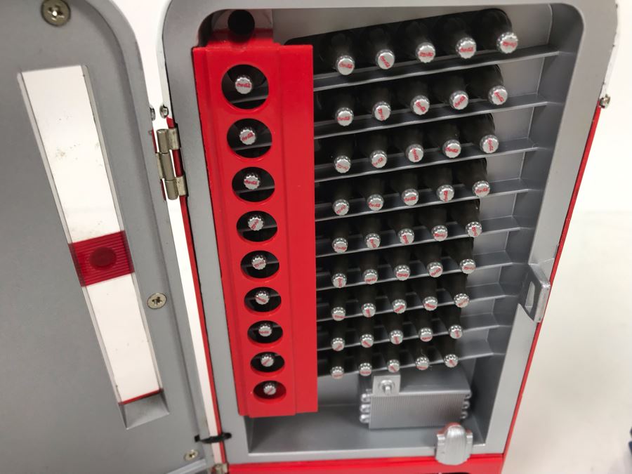 Vintage 1994 Vendo Coca-Cola Vending Machine Replica And Pepsi-Cola Coin Sorter Vending Machine Bank [Photo 5]