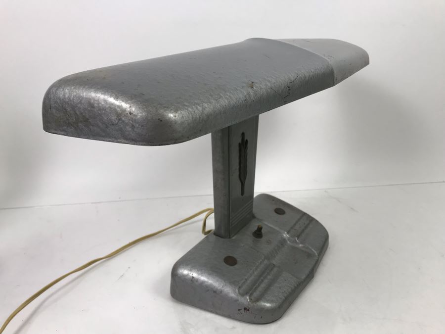 Vintage Art Deco Office Light Fixture Airplane Wings By MOE Light [Photo 7]