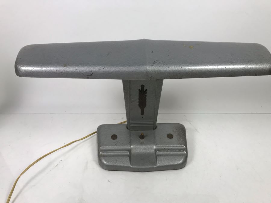 Vintage Art Deco Office Light Fixture Airplane Wings By MOE Light [Photo 2]