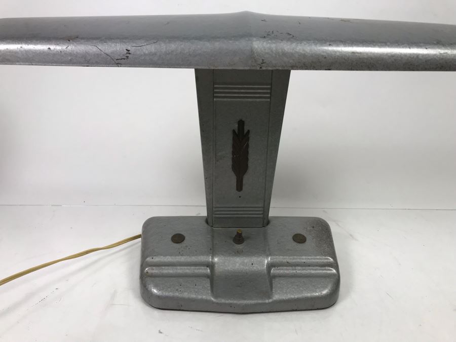 Vintage Art Deco Office Light Fixture Airplane Wings By MOE Light [Photo 3]