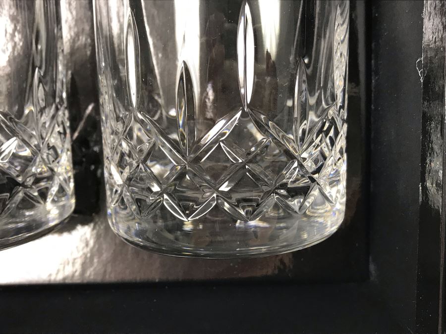 New Galway Irish Crystal Sets: Longford Brandy Pair, Longford Hiball Pair And Longford D.O.F. Pair Whiskey Retails $250 [Photo 4]