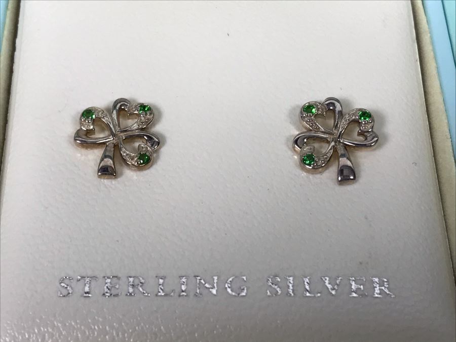 Failte Ireland Sterling Silver Pendant Necklace And Earrings By Solvar Jewelry Retails $230 [Photo 5]