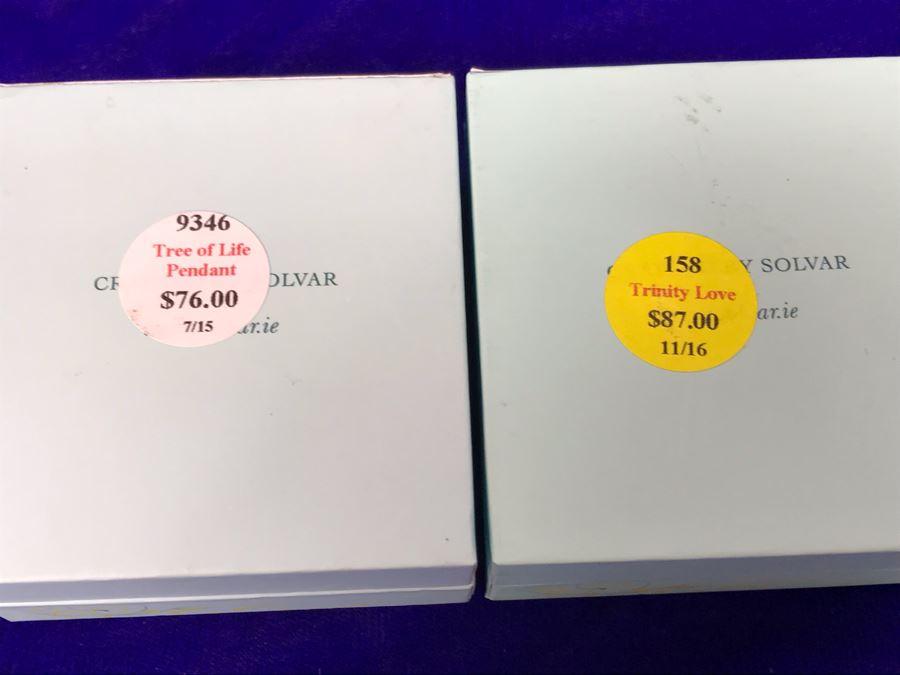 Failte Ireland Sterling Silver Pendant Necklaces By Solvar Jewelry Retails $163 [Photo 6]