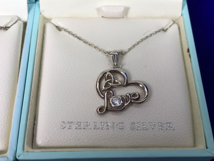 Failte Ireland Sterling Silver Pendant Necklaces By Solvar Jewelry Retails $163 [Photo 4]