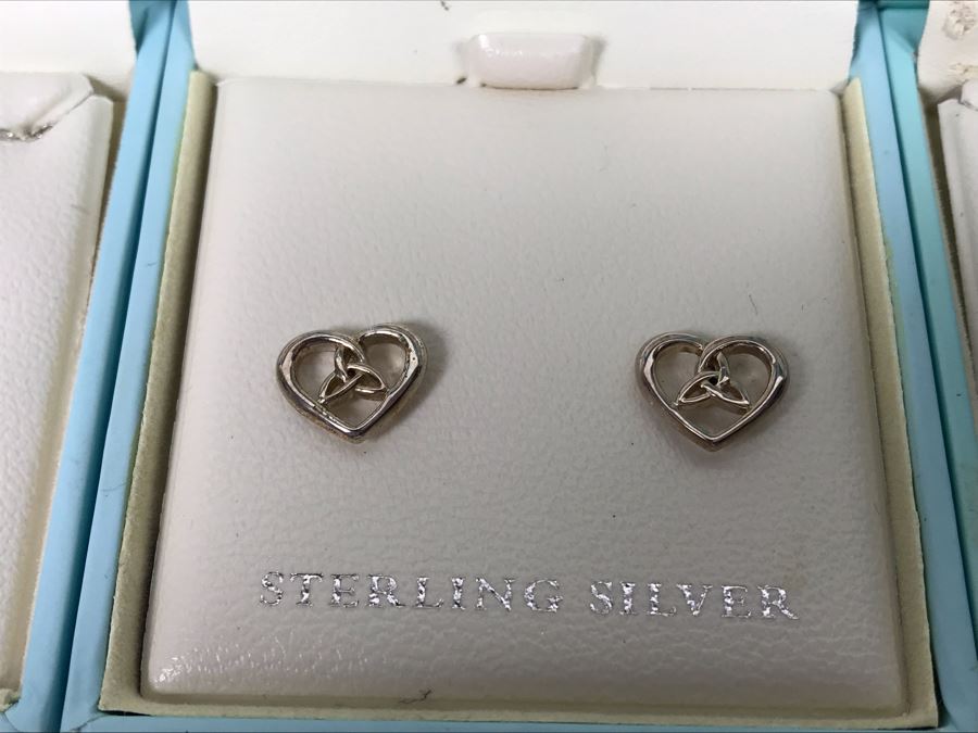 Failte Ireland Sterling Silver Pendant Necklaces And Earrings By Solvar Jewelry Retails $256 [Photo 5]
