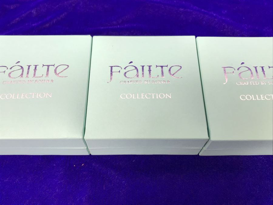 Failte Ireland Sterling Silver Collection Pendant Necklaces And Earrings By Solvar Jewelry Retails $300 [Photo 7]