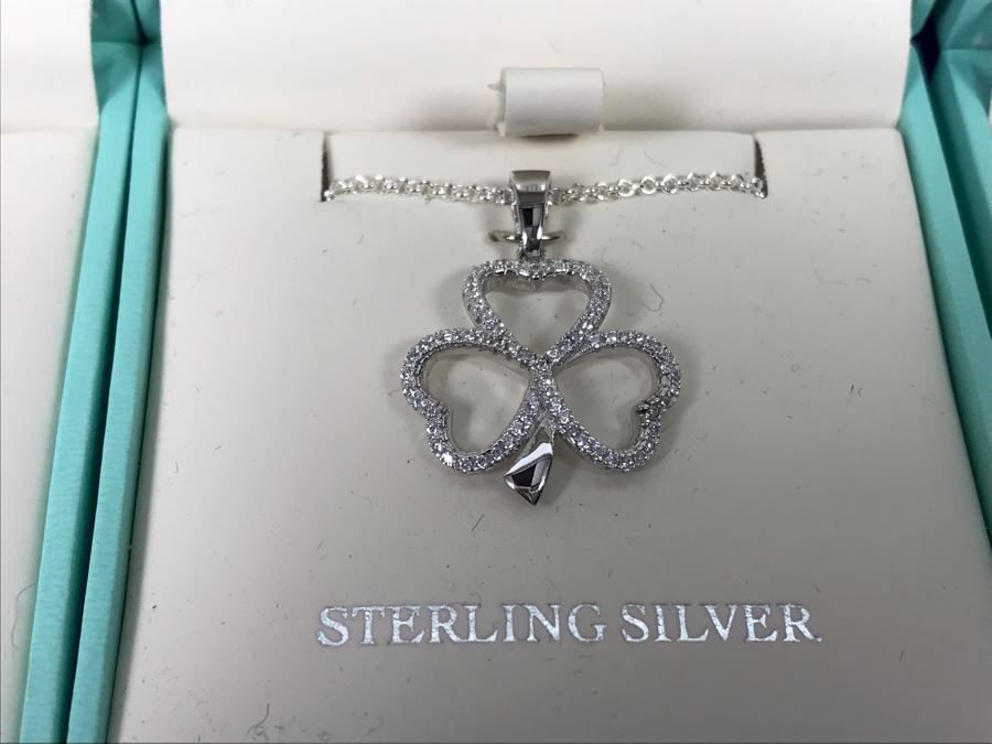 Failte Ireland Sterling Silver Collection Pendant Necklaces And Earrings By Solvar Jewelry Retails $300 [Photo 4]