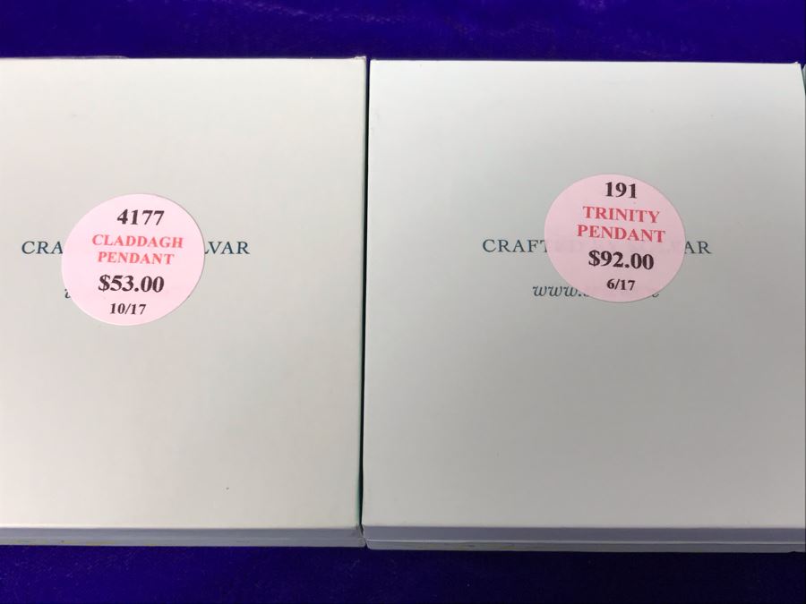 Failte Ireland Sterling Silver Pendant Necklaces And Earrings By Solvar Jewelry Retails $245 [Photo 10]