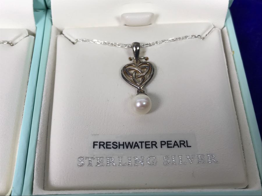 Failte Ireland Sterling Silver Pendant Necklaces By Solvar Jewelry Retails $280 [Photo 5]