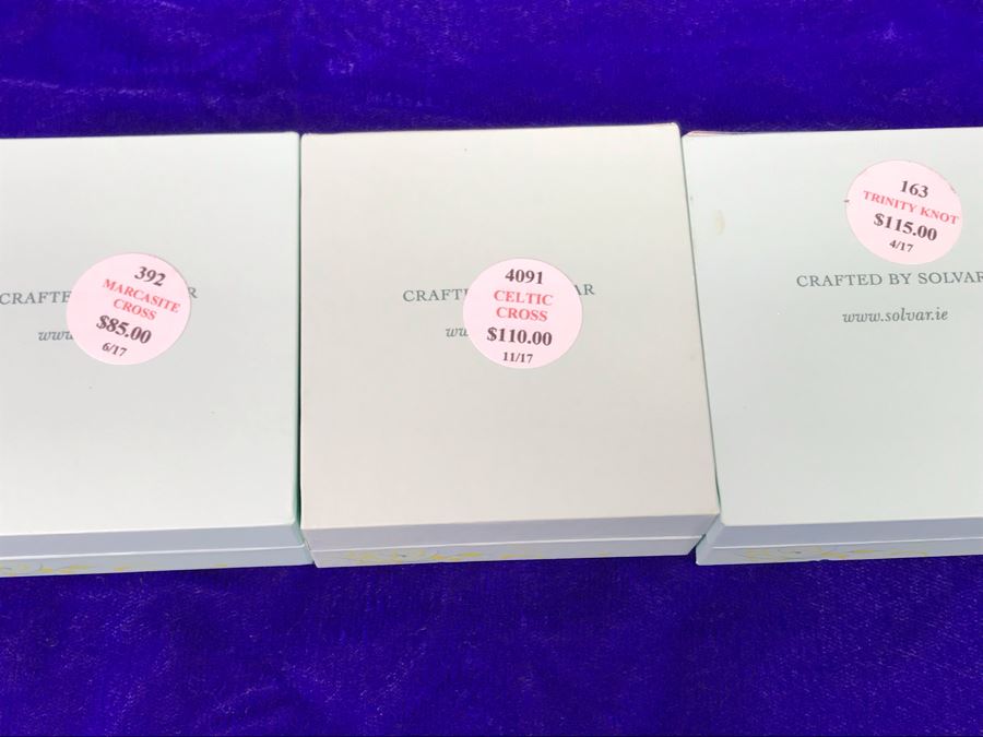 Failte Ireland Sterling Silver Pendant Necklaces By Solvar Jewelry Retails $310 [Photo 8]