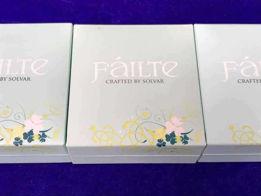 Failte Ireland Sterling Silver Pendant Necklaces By Solvar Jewelry Retails $310 [Photo 7]