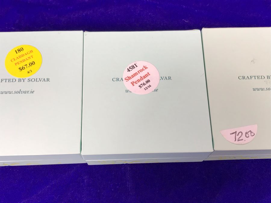 Failte Ireland Sterling Silver Pendant Necklaces By Solvar Jewelry Retails $215 [Photo 7]