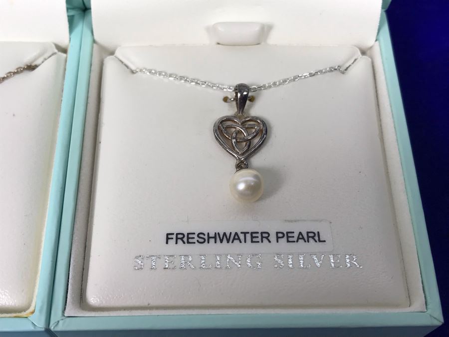 Failte Ireland Sterling Silver Pendant Necklaces By Solvar Jewelry Retails $215 [Photo 5]