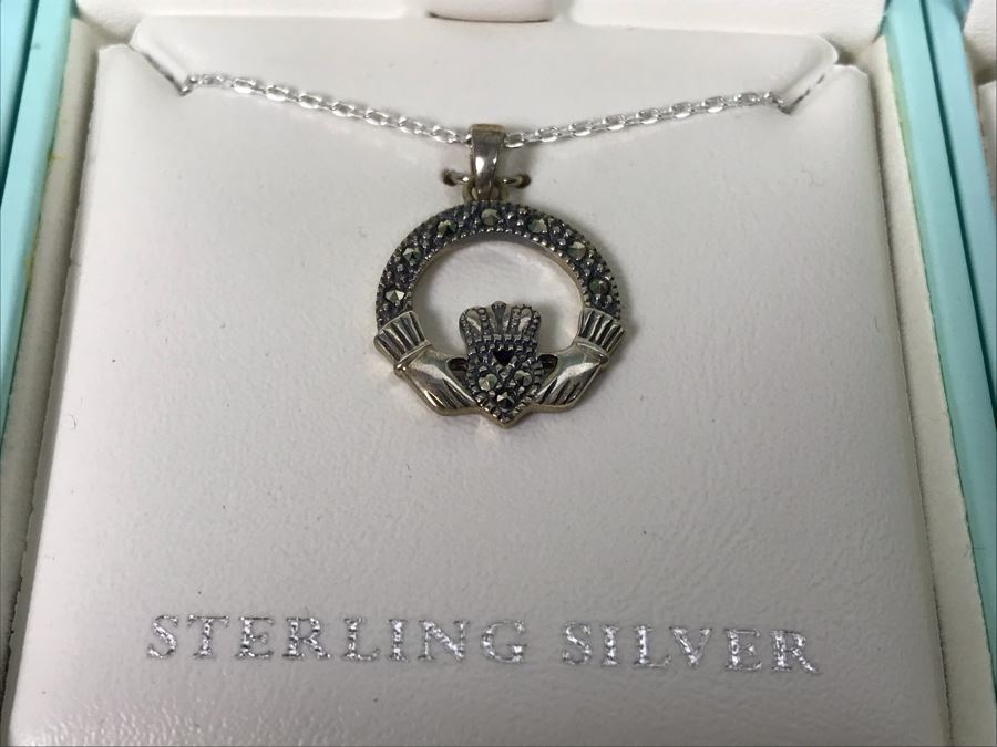 Failte Ireland Sterling Silver Pendant Necklaces By Solvar Jewelry Retails $253 [Photo 3]