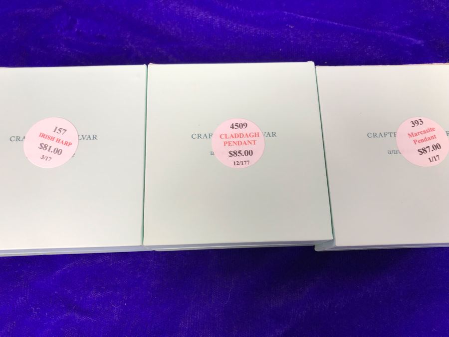 Failte Ireland Sterling Silver Pendant Necklaces By Solvar Jewelry Retails $253 [Photo 7]