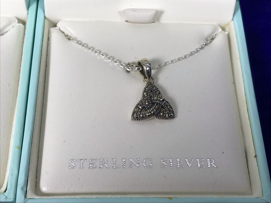 Failte Ireland Sterling Silver Pendant Necklaces By Solvar Jewelry Retails $253 [Photo 4]