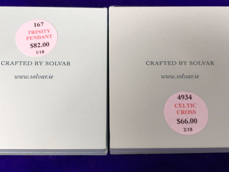 Failte Ireland Sterling Silver Pendant Necklaces And Earrings By Solvar Jewelry Retails $292 [Photo 8]