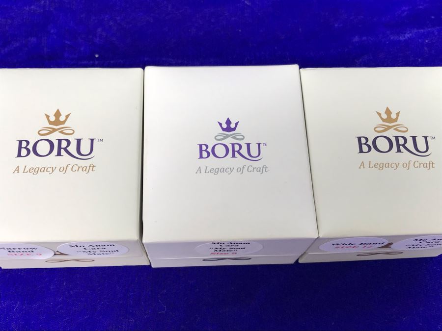 (3) Boru Ireland Sterling Silver Rings (2) Size 9 And (1) Size 12 'Mo Anam Cara' -- 'My Soul Mate' Retails $393 [Photo 8]