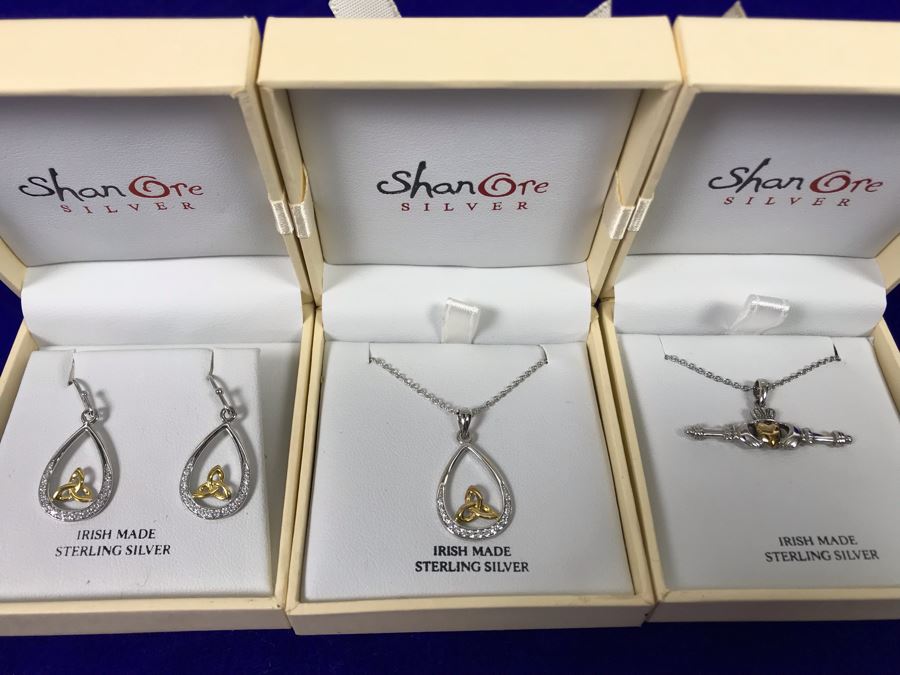 Shanore Silver Pendant Necklaces And Earrings Retails $274 [Photo 2]