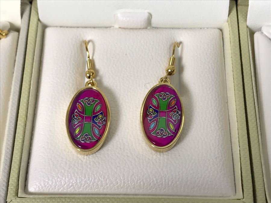 Book Of Kells Ireland Pendant Necklaces And Earrings Retails $234 [Photo 7]