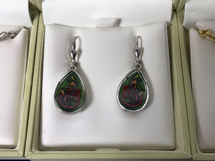 Book Of Kells Ireland Pendant Necklaces And Earrings Retails $227 [Photo 7]