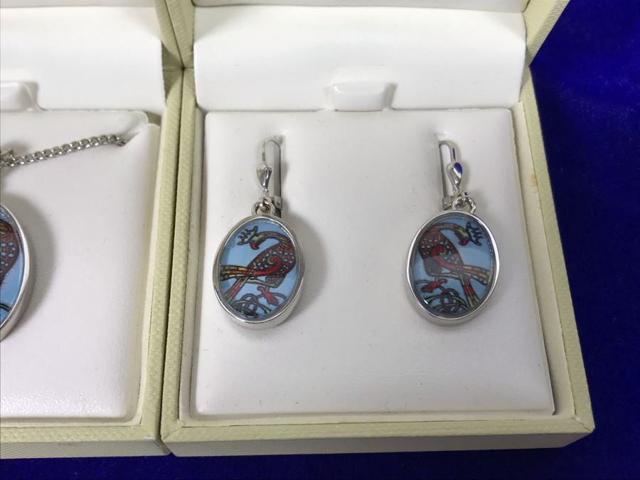Book Of Kells Ireland Pendant Necklaces And Earrings Retails $234 [Photo 4]