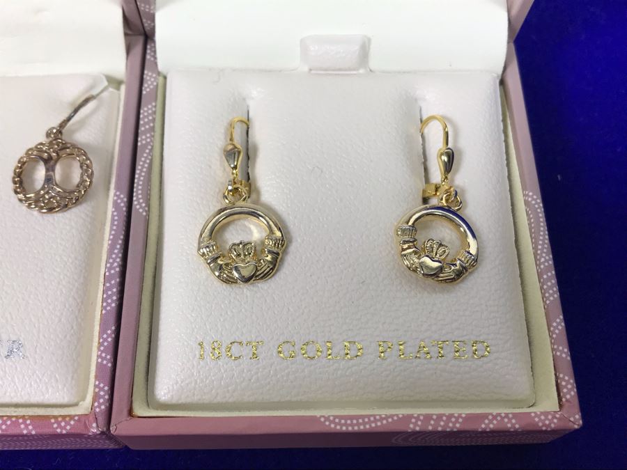 Tara Ireland Sterling Silver Earrings, 18K Gold Plated Earrings And Cufflinks Retails $239 [Photo 4]