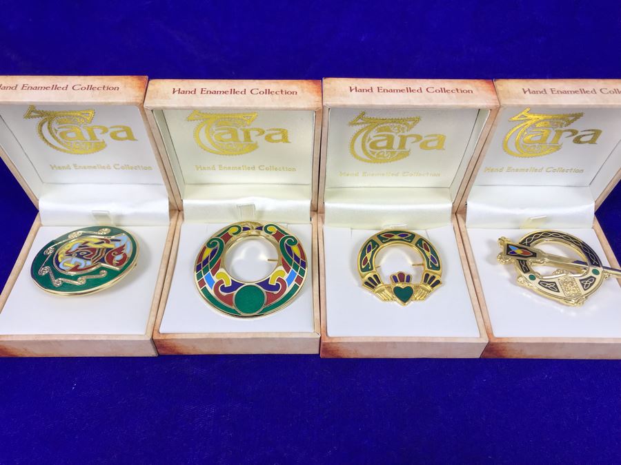 Tara Ireland Hand Enamelled Collection Brooches Pins Retails $196 [Photo 2]