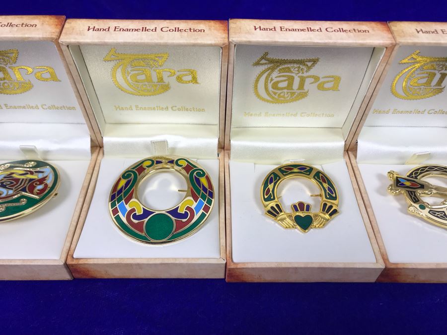 Tara Ireland Hand Enamelled Collection Brooches Pins Retails $196 [Photo 3]