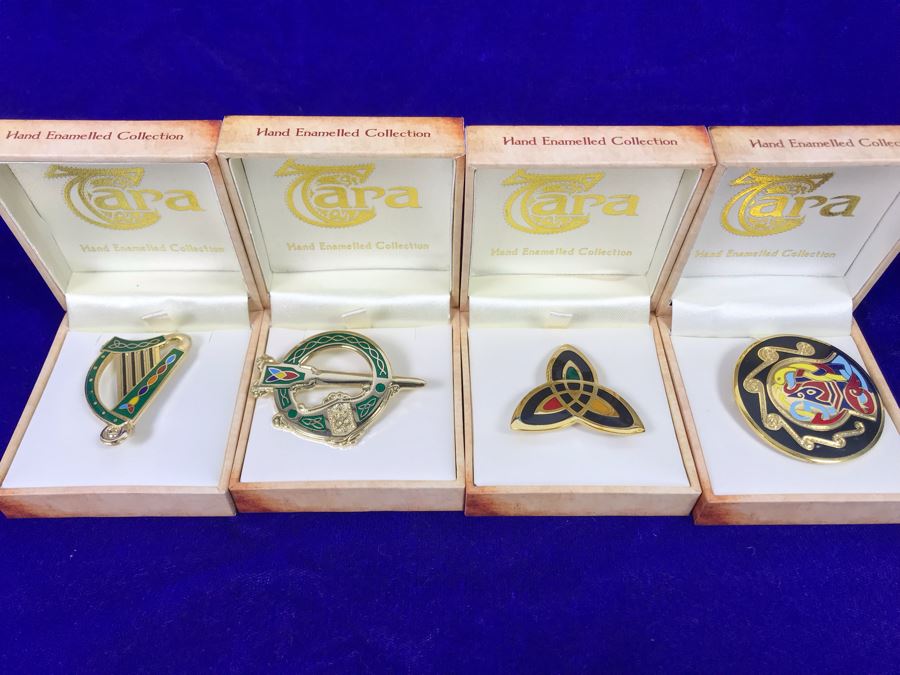 Tara Ireland Hand Enamelled Collection Brooches Pins Retails $196 [Photo 2]