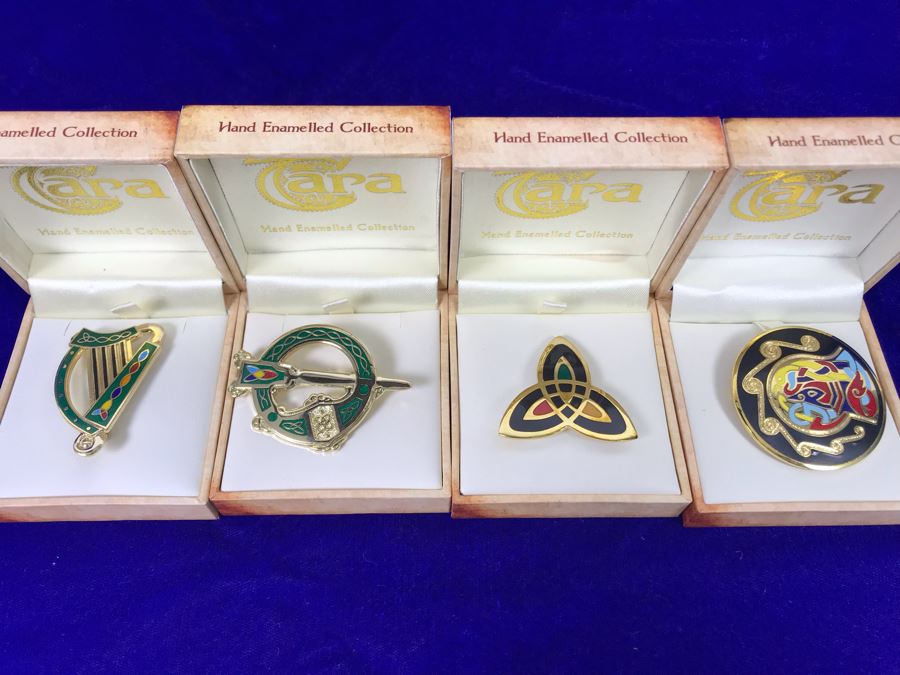 Tara Ireland Hand Enamelled Collection Brooches Pins Retails $196 [Photo 1]