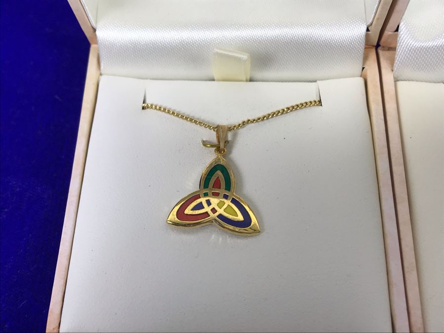 Tara Ireland Hand Enamelled Collection Pendant Necklaces Retails $196 [Photo 6]