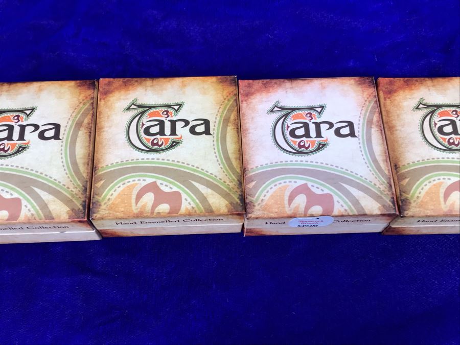 Tara Ireland Hand Enamelled Collection Pendant Necklace, Earrings And Brooch Pin Retails $196 [Photo 6]