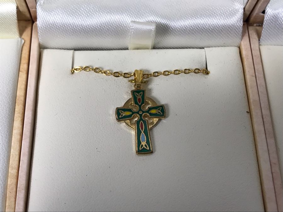 Tara Ireland Hand Enamelled Collection Pendant Necklaces And Earrings Retails $196 [Photo 5]