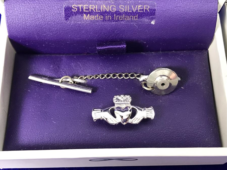 Boru Ireland Sterling Silver Tie Tacs Retails $210 [Photo 4]