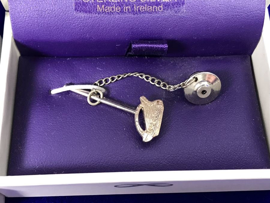 Boru Ireland Sterling Silver Tie Tacs Retails $210 [Photo 3]