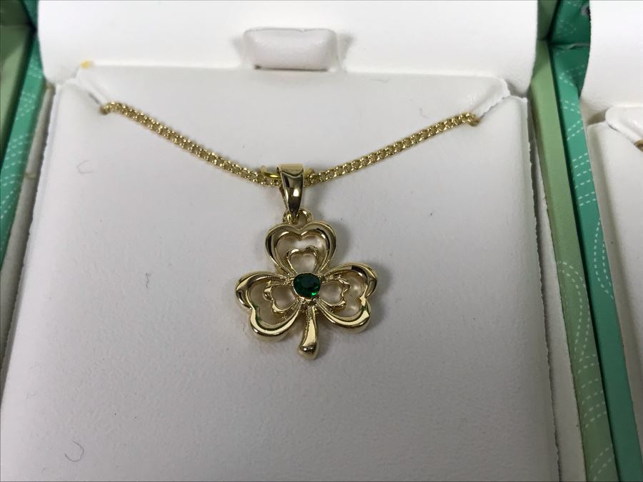 Tara Ireland Pendant Necklaces And Brooch Pin Crafted By Solvar Retails $192 [Photo 3]