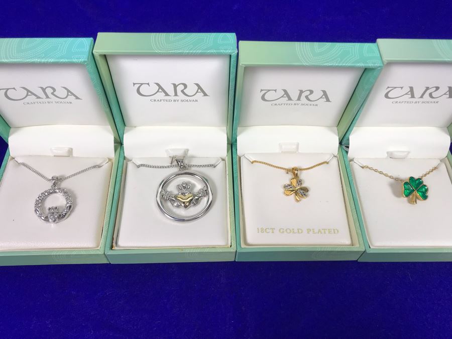 Tara Ireland Pendant Necklaces Crafted By Solvar Retails $219