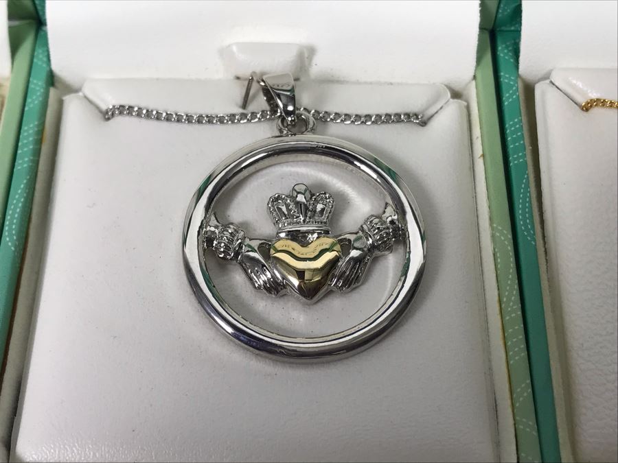 Tara Ireland Pendant Necklaces Crafted By Solvar Retails $219 [Photo 3]