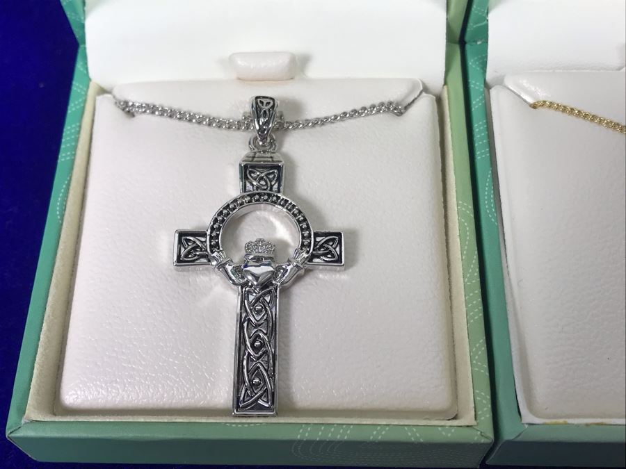 Tara Ireland Pendant Necklaces Crafted By Solvar Retails $175 [Photo 3]