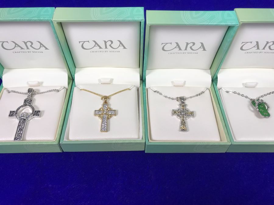 Tara Ireland Pendant Necklaces Crafted By Solvar Retails $175 [Photo 2]