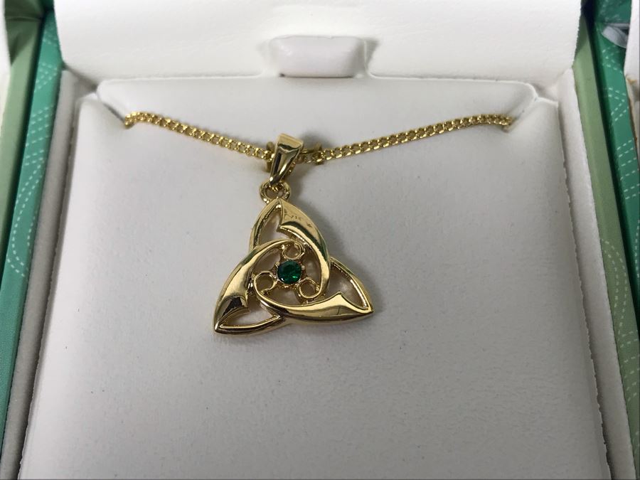 Tara Ireland Pendant Necklaces Crafted By Solvar Retails $188 [Photo 4]