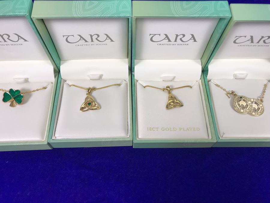 Tara Ireland Pendant Necklaces Crafted By Solvar Retails $188 [Photo 3]