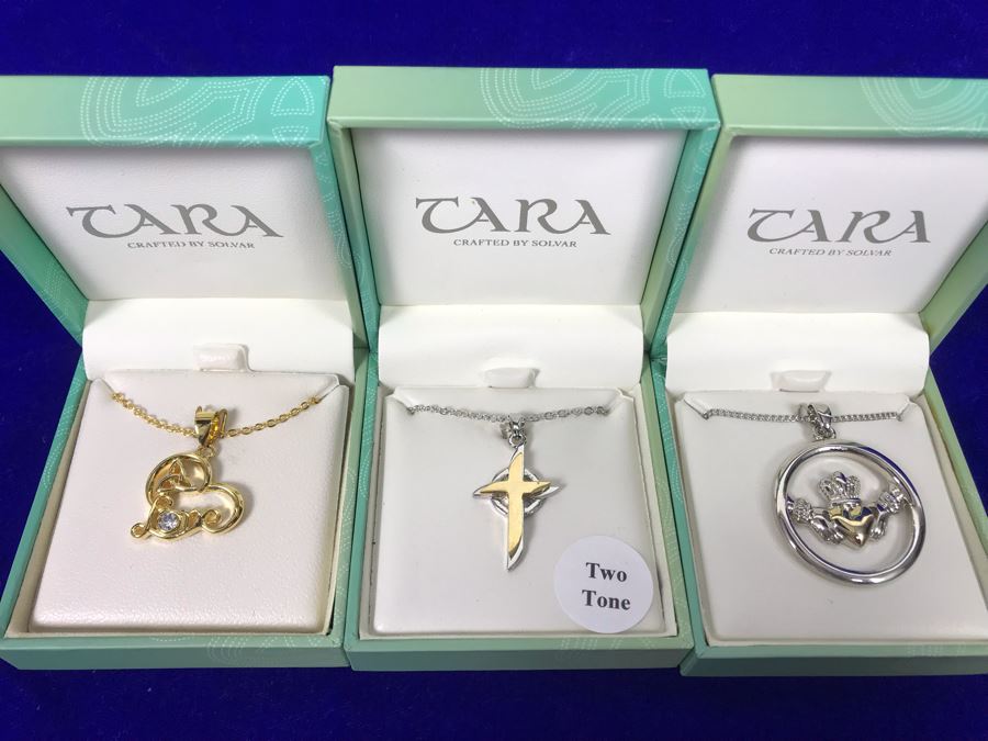Tara Ireland Pendant Necklaces Crafted By Solvar Retails $136 [Photo 1]