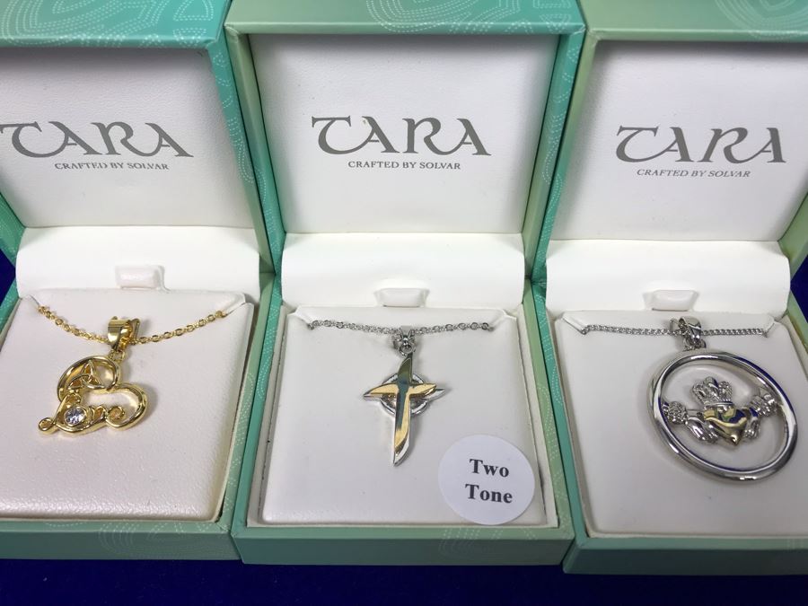 Tara Ireland Pendant Necklaces Crafted By Solvar Retails $136 [Photo 2]