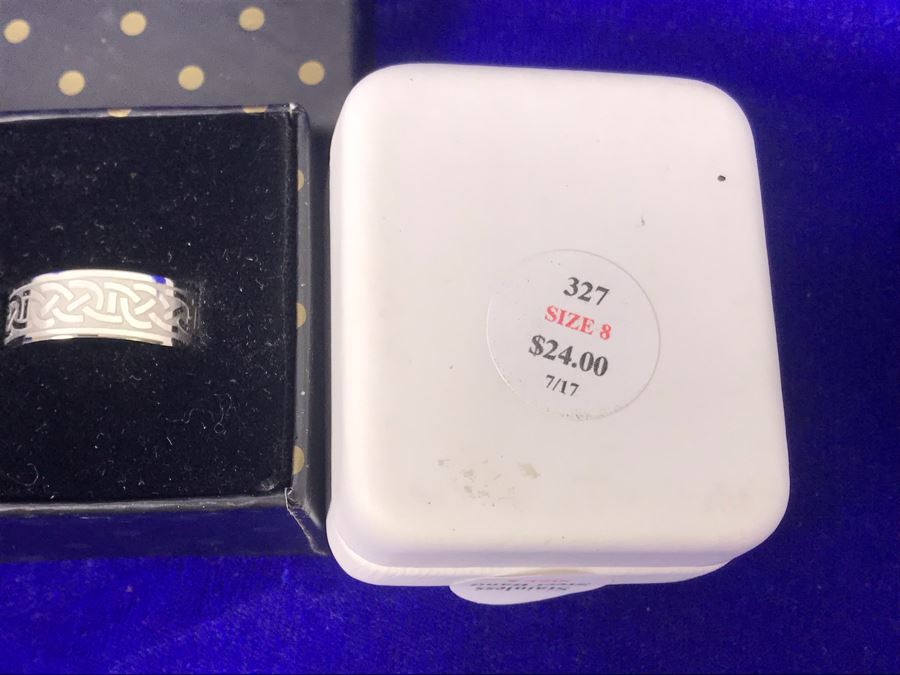 (4) Stainless Steel Rings Size 11,12,8 Retails $96 [Photo 8]