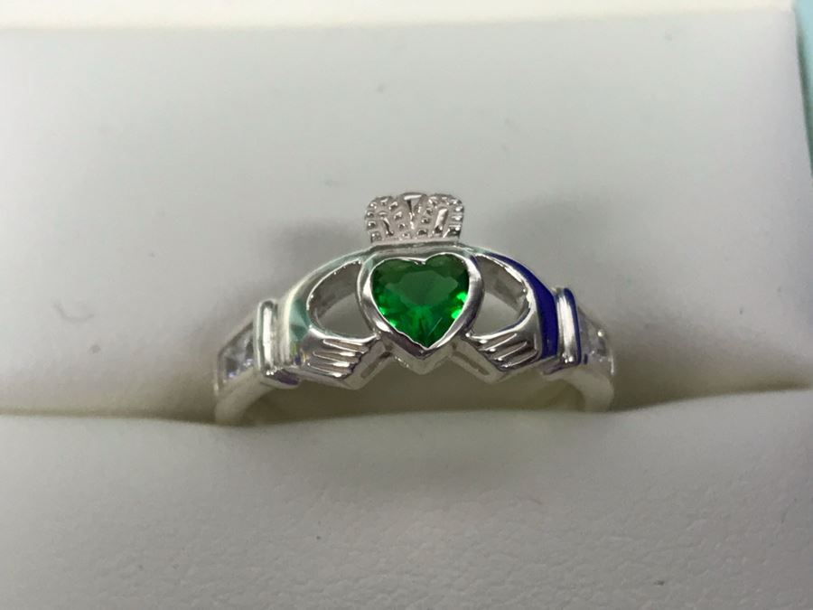 Failte Ireland Sterling Silver Rings By Solvar Jewelry Size 4 Retails $294 [Photo 5]