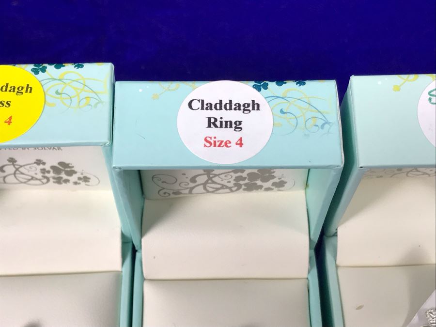Failte Ireland Sterling Silver Rings By Solvar Jewelry Size 4 Retails $189 [Photo 6]